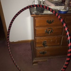 Weighted exercise hula hoop